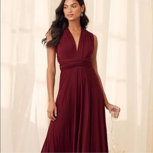 Lulu's Tricks of the Trade Convertible Dress